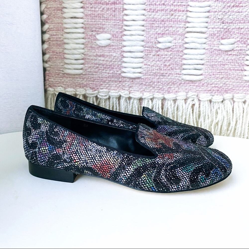 Vaneli Arlen Multi Sequined Flat Slip On Loafers Women’s 7 - Picture 3 of 8